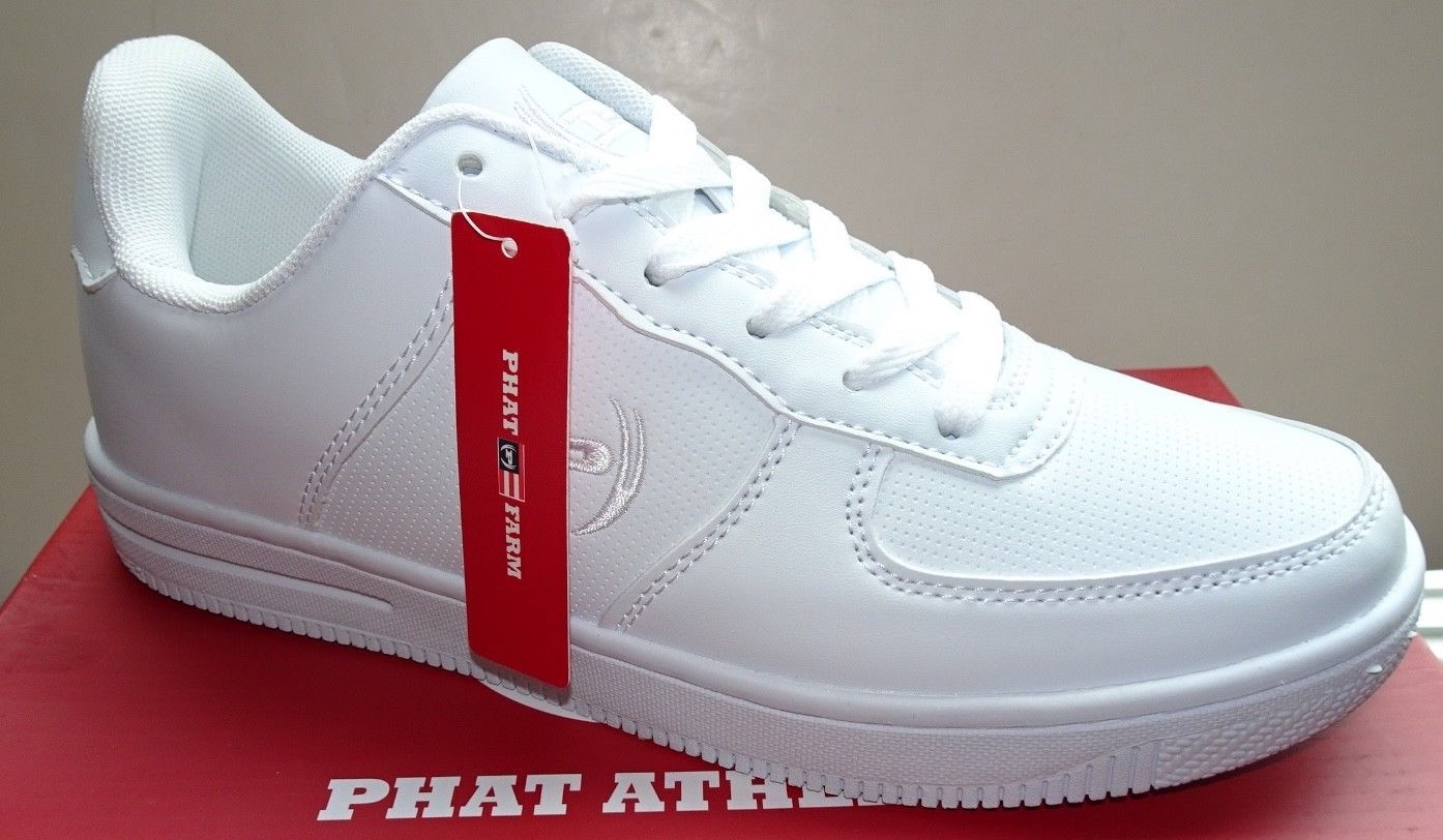 New Phat Farm Perf Men’s Casual Athletic Shoes 617388-01W – White