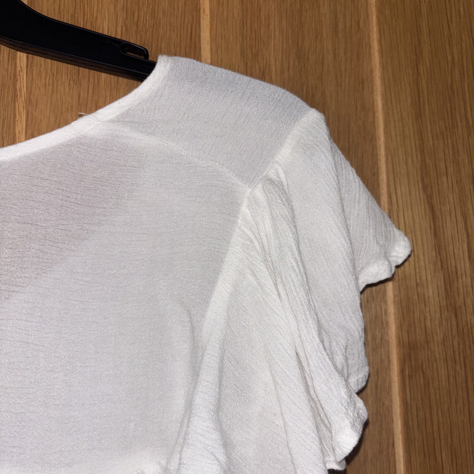 Coquette Milkmaid Cottagecore Fairy Boho White Peasant Top UK 12
