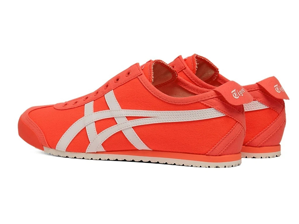 Onitsuka Tiger MEXICO 66 SLIP-ON FLASH CORAL / WHITE 1183A360 702 UNISEX NEW!