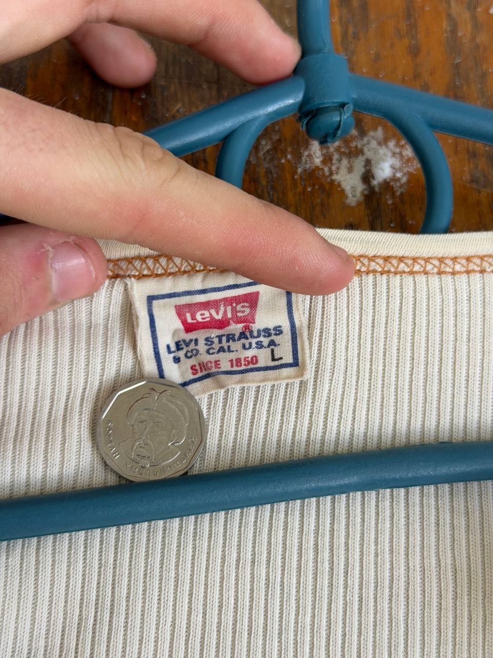 80s Distressed Faded Levi’s Knit T-Shirt