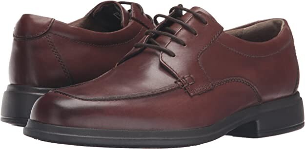Men’s Bostonian Tifton Edge Oxford Dress Shoes, Brown Leather, 8.5M, NIB