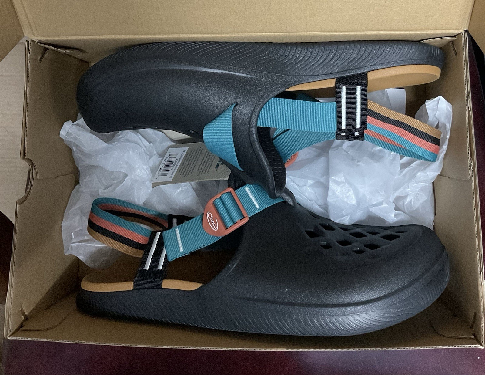 NEW Chaco Chillos Clog Men’s Closed Toe Sandals Retro Black US Size 13