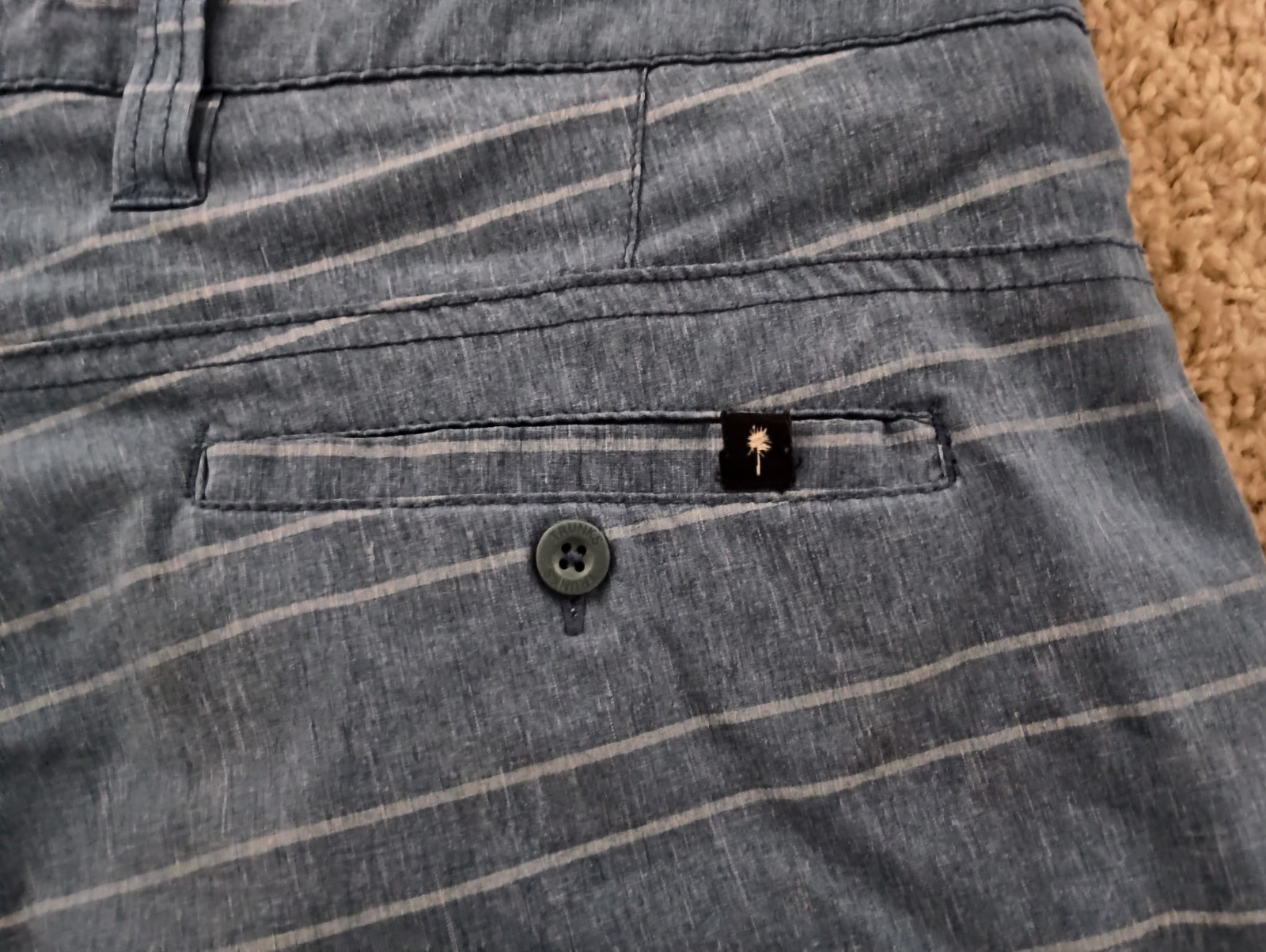 Trunks Multi Functional Short – Men’s Size 32 – Blue Striped