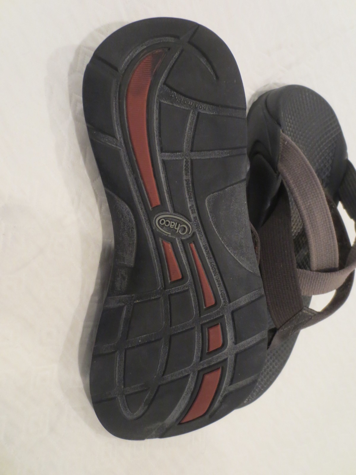 CHACO Hipthong 2 Sandals Mens 8 Wm’s 9 Ecothread Hiking Knight Adjustable Brown