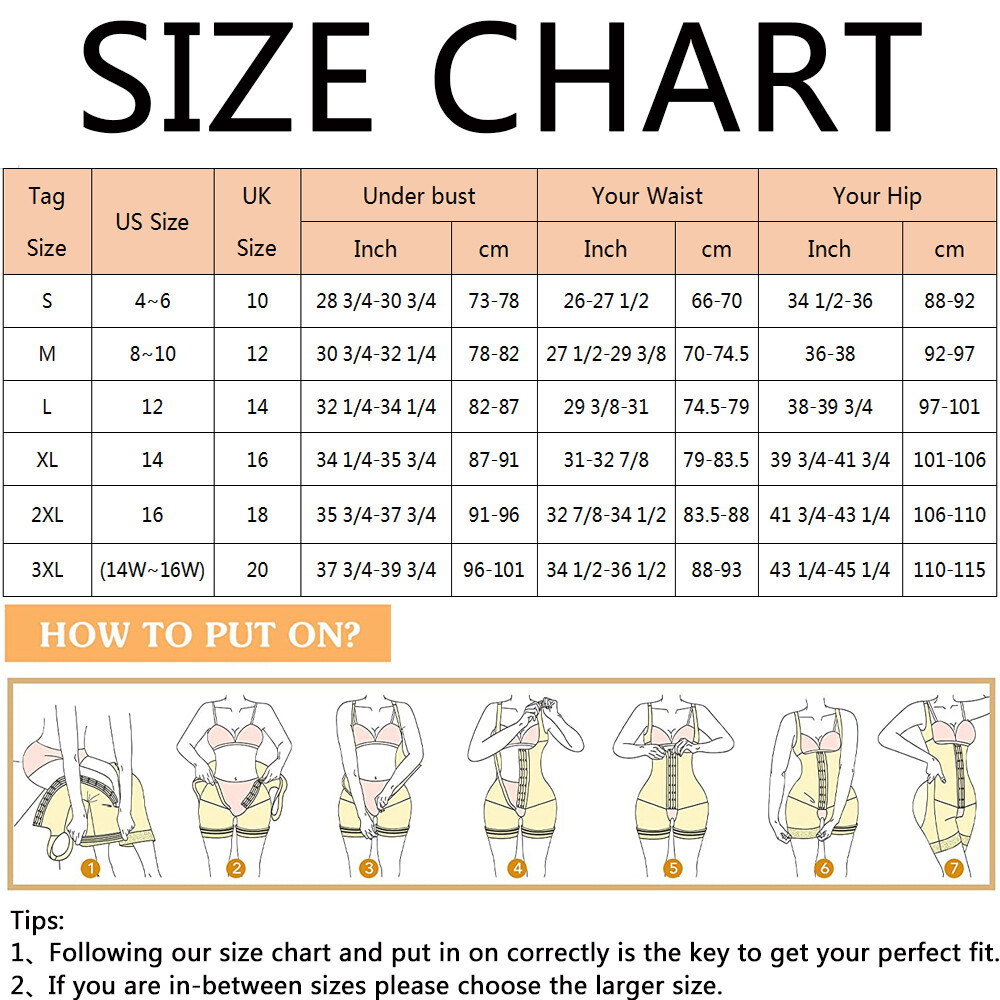 Fajas Colombianas Reductoras Levanta Cola Girdle Post Surgery BBL 3 Body Shaper