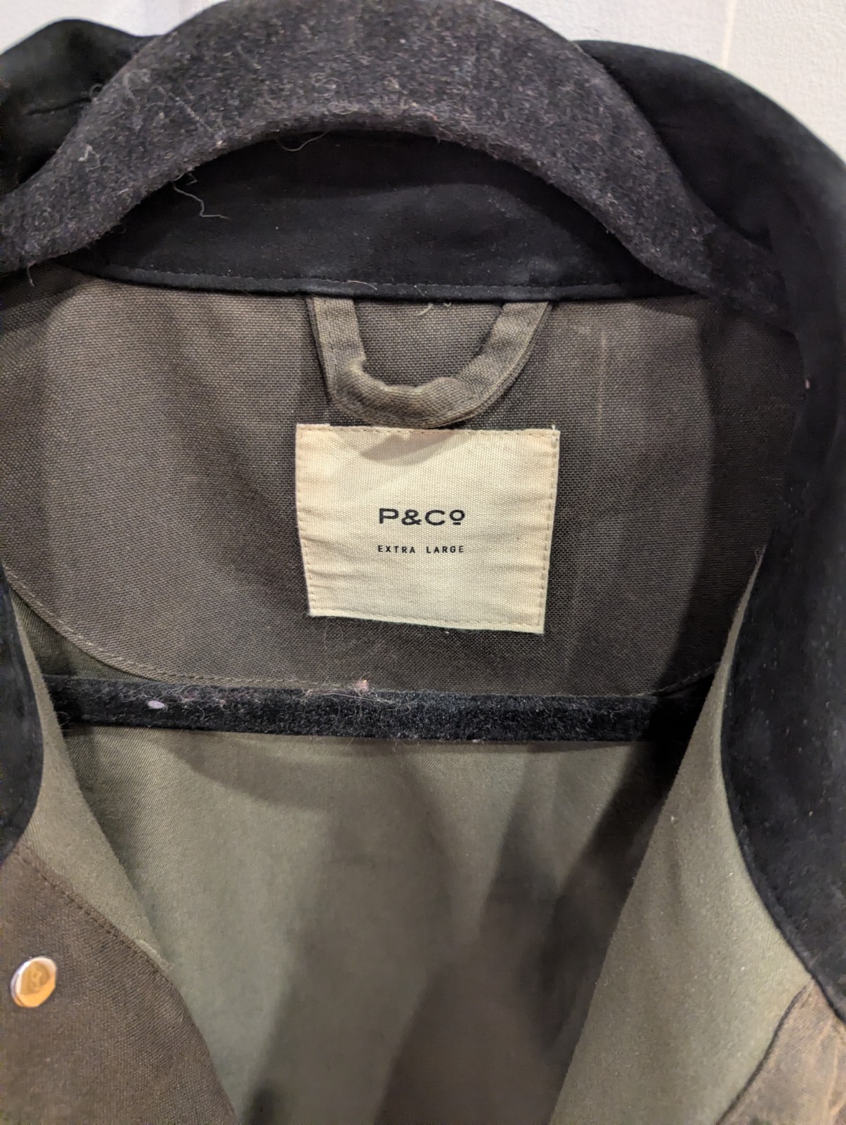 P&Co Wayfare Waxed Canvas Jacket – Olive (XL)