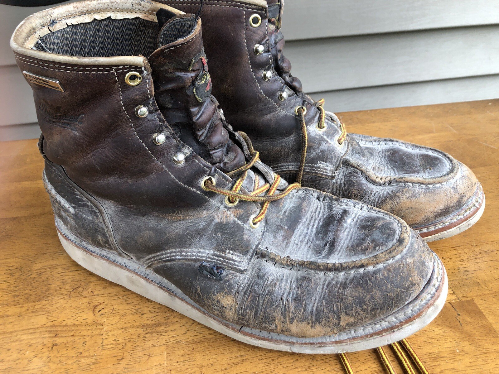 Thorogood 6″ Waterproof Wedge Bottom Boots 814-3600 Mens Size 11