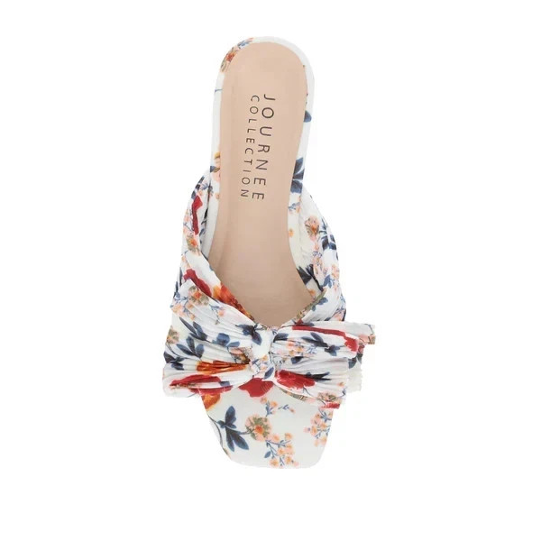 New Journee Serlina Women Open Toe Floral Sandals Size 8.5 Medium