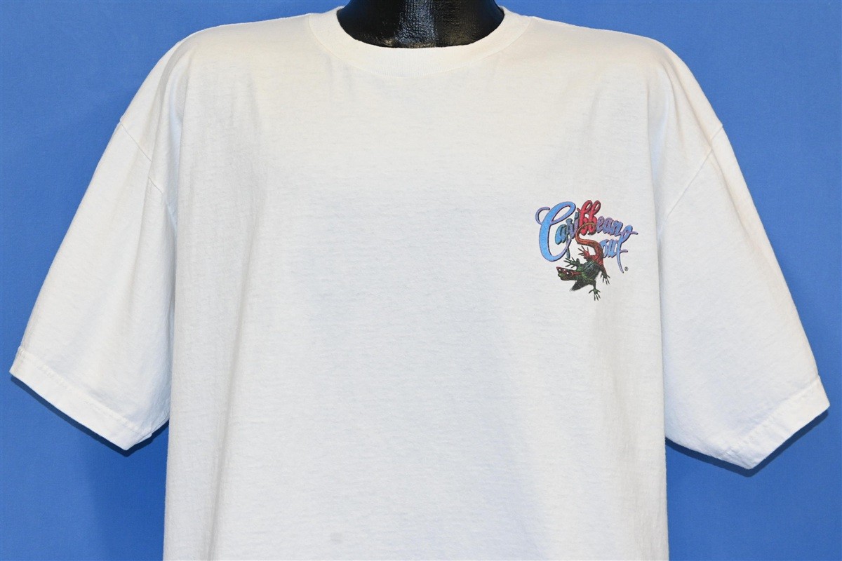 vintage 90s CARIBBEAN SOUL JIMMY BUFFETT CHILLIN IN PARADISE PARROT t-shirt 2XL
