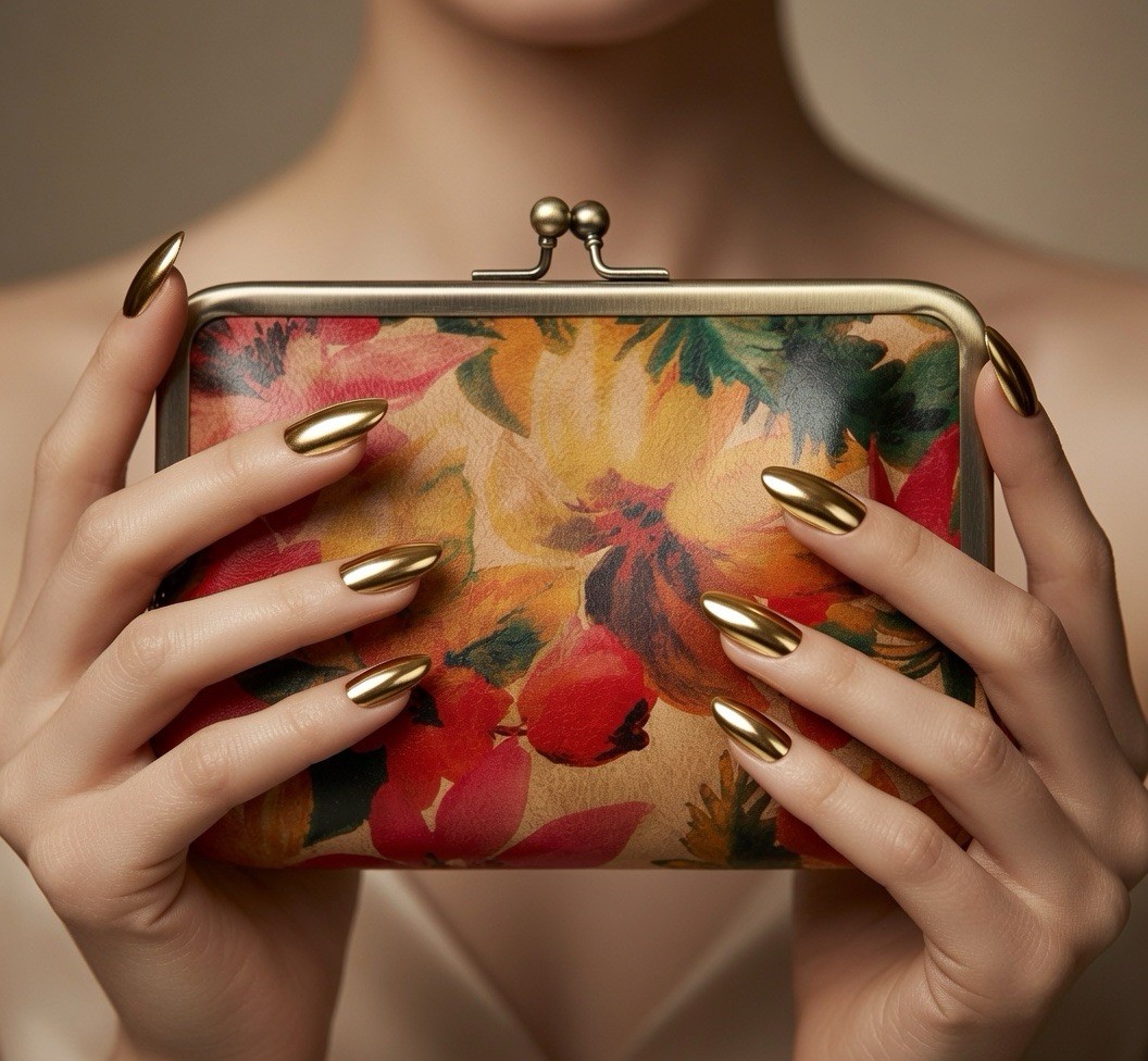 Patricia Nash Fira Frame Pouch Handbag Wallet RFID Blocking Kiss-Lock Floral NEW