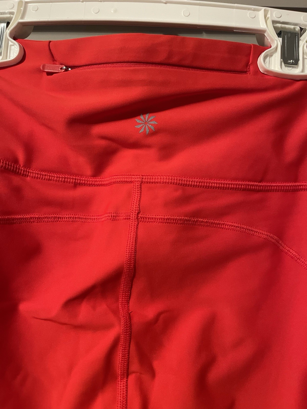 Athleta Pacesetter Tipped 7/8 Tight-Red-Size M-NWT