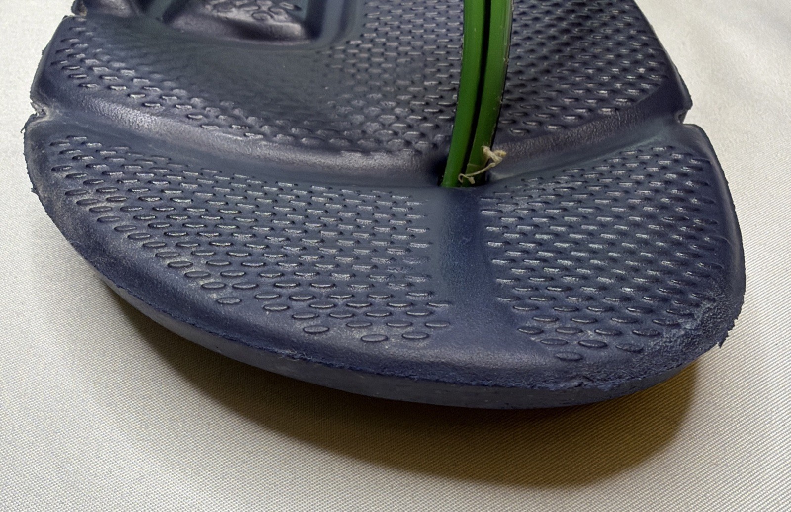 Havaianas Power Flip Flops Mens Size 9 To 10 Navy Blue Green Thong Sandals Beach