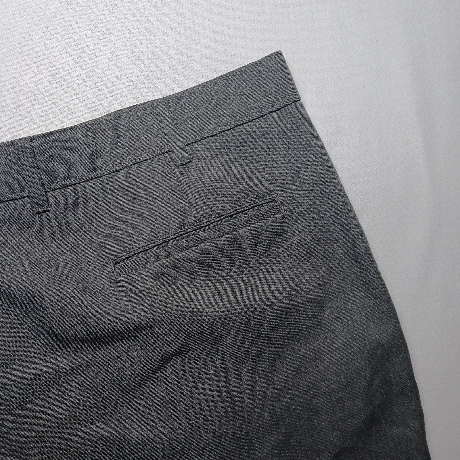 Vintage 1999 Levi’s Mens Action Slacks 40X30 Gray Heathered Dacron