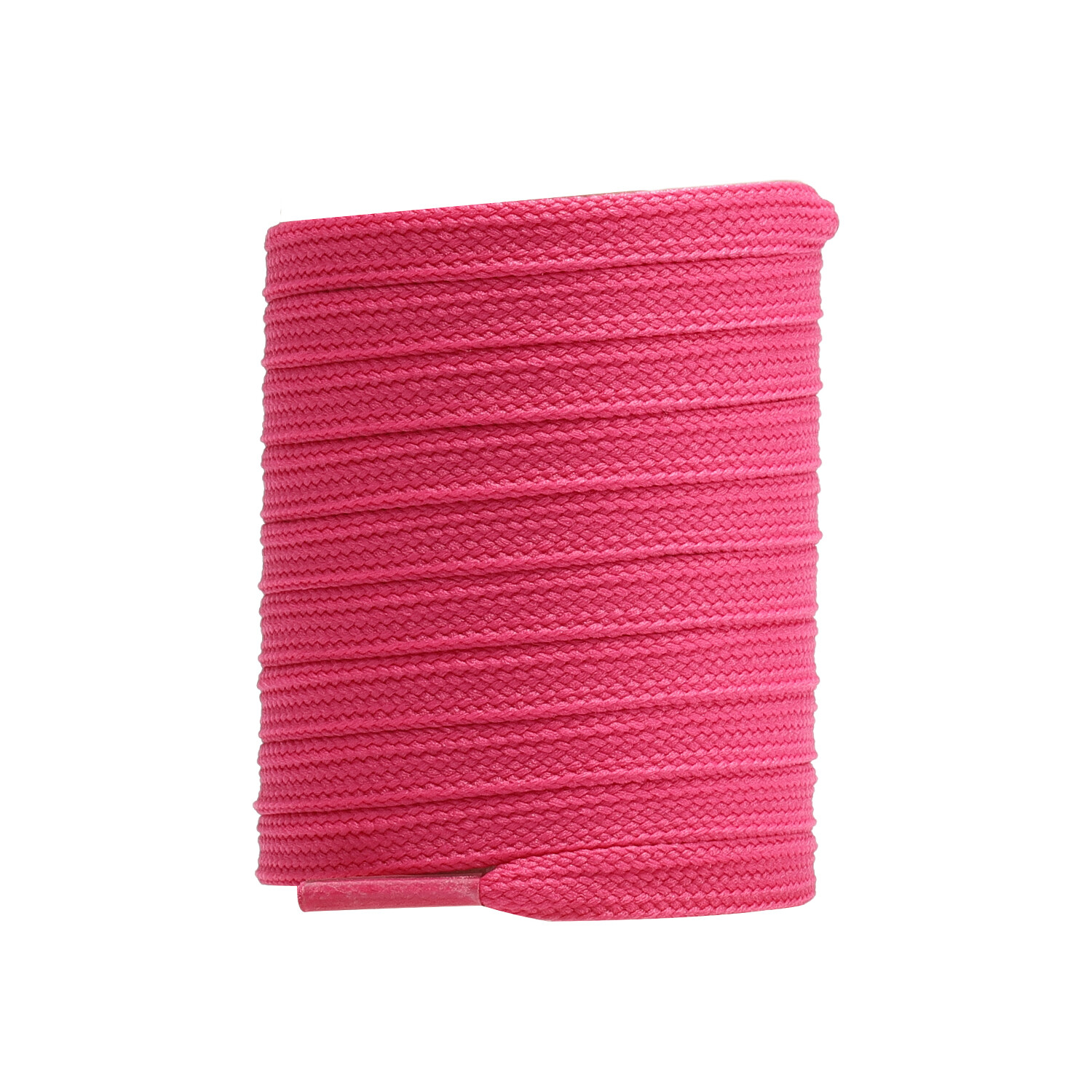 2pair Double Layers Flat Shoelaces Hot Pink for Sneakers 24 36 45 54 60 63 Inch