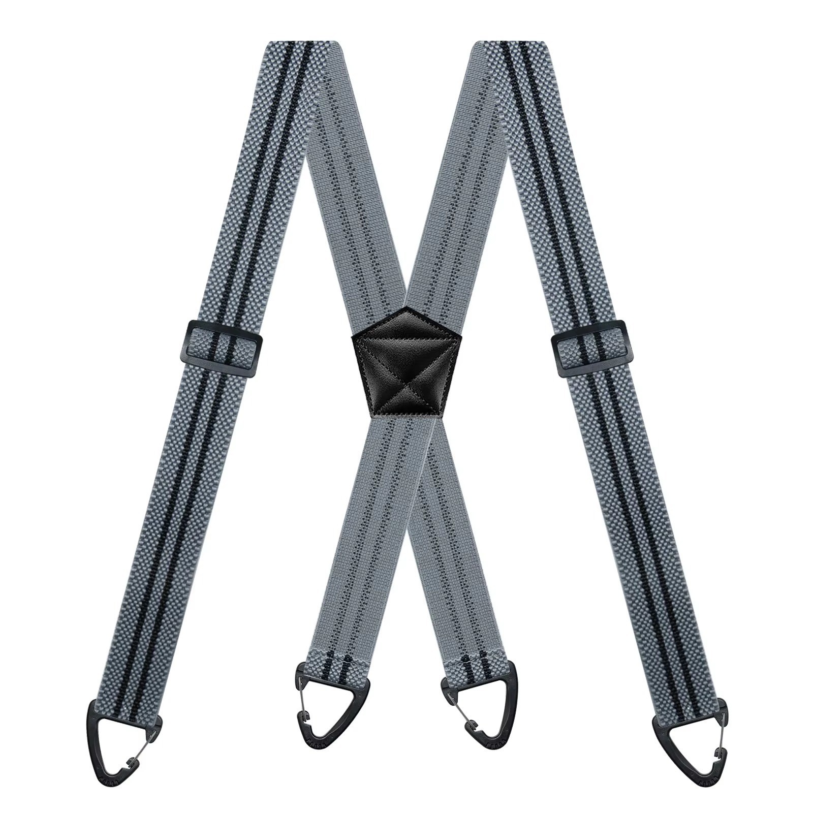 Suspenders for Men Heavy Duty, X Shape Back Hidden Suspender 1.5″ Under Clothing
