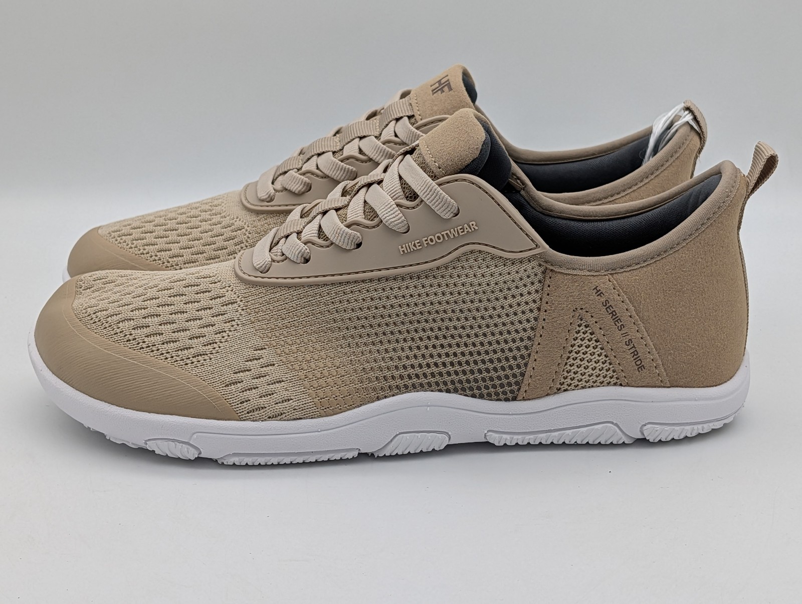 Hike Footwear Stride Womens 7.5 Mens 5.5 EU38 Beige Walking Shoes Sneakers