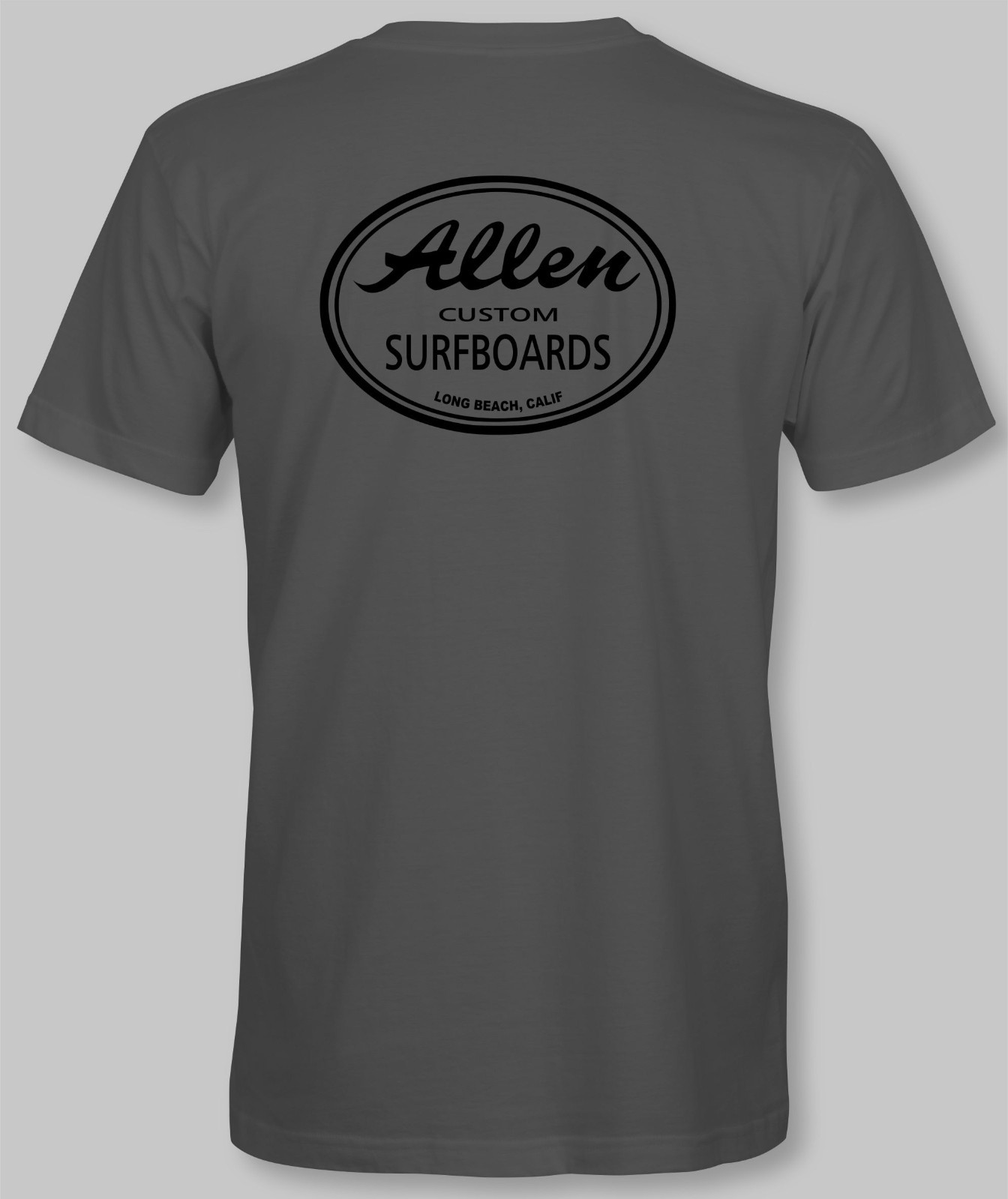 Allen Surfboards Retro T-Shirt surf surfing california long beach