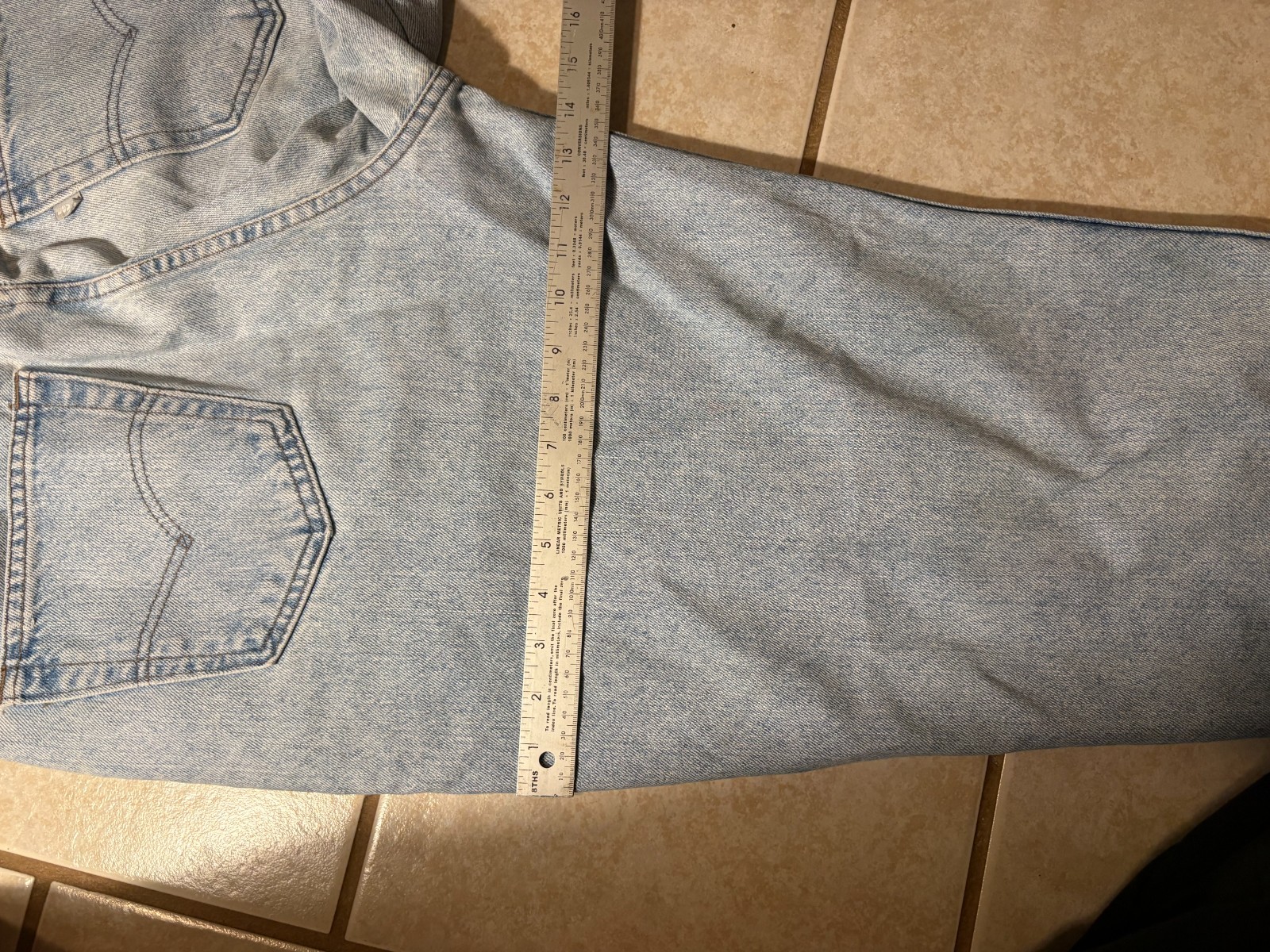 Vintage 90s Levis Silvertab Baggy Jeans Mens True 34×31.5 Light Wash Made in USA
