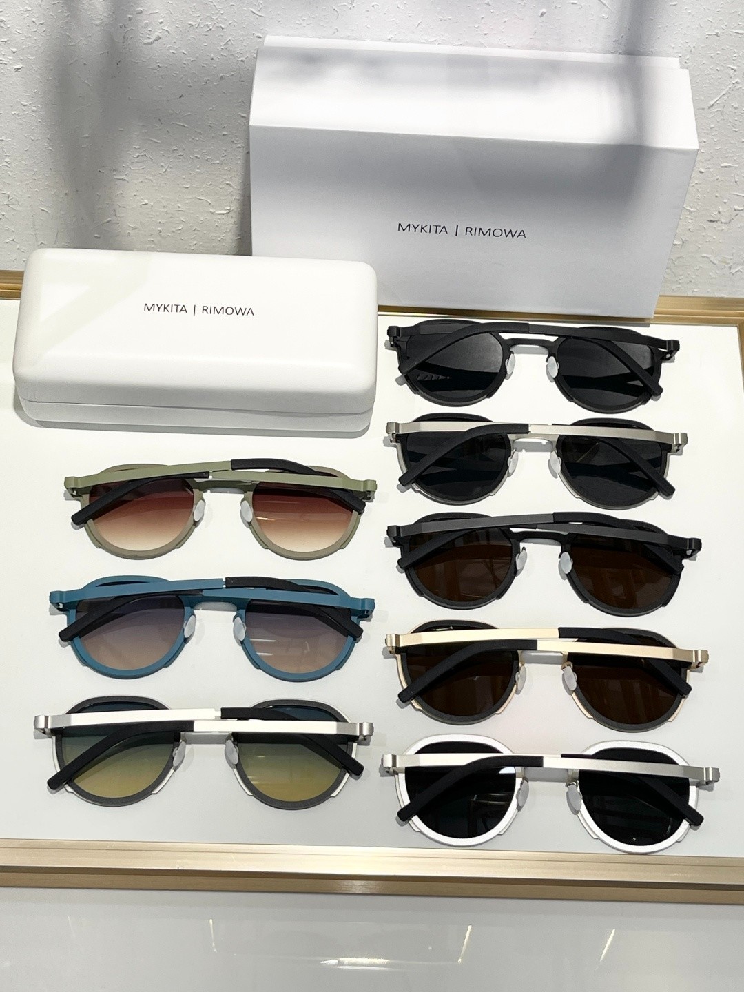 MYKITA×RIMOWA Heritage SUNGLASSES UNISEX MODEL:MR001 SIZE:48口25-140