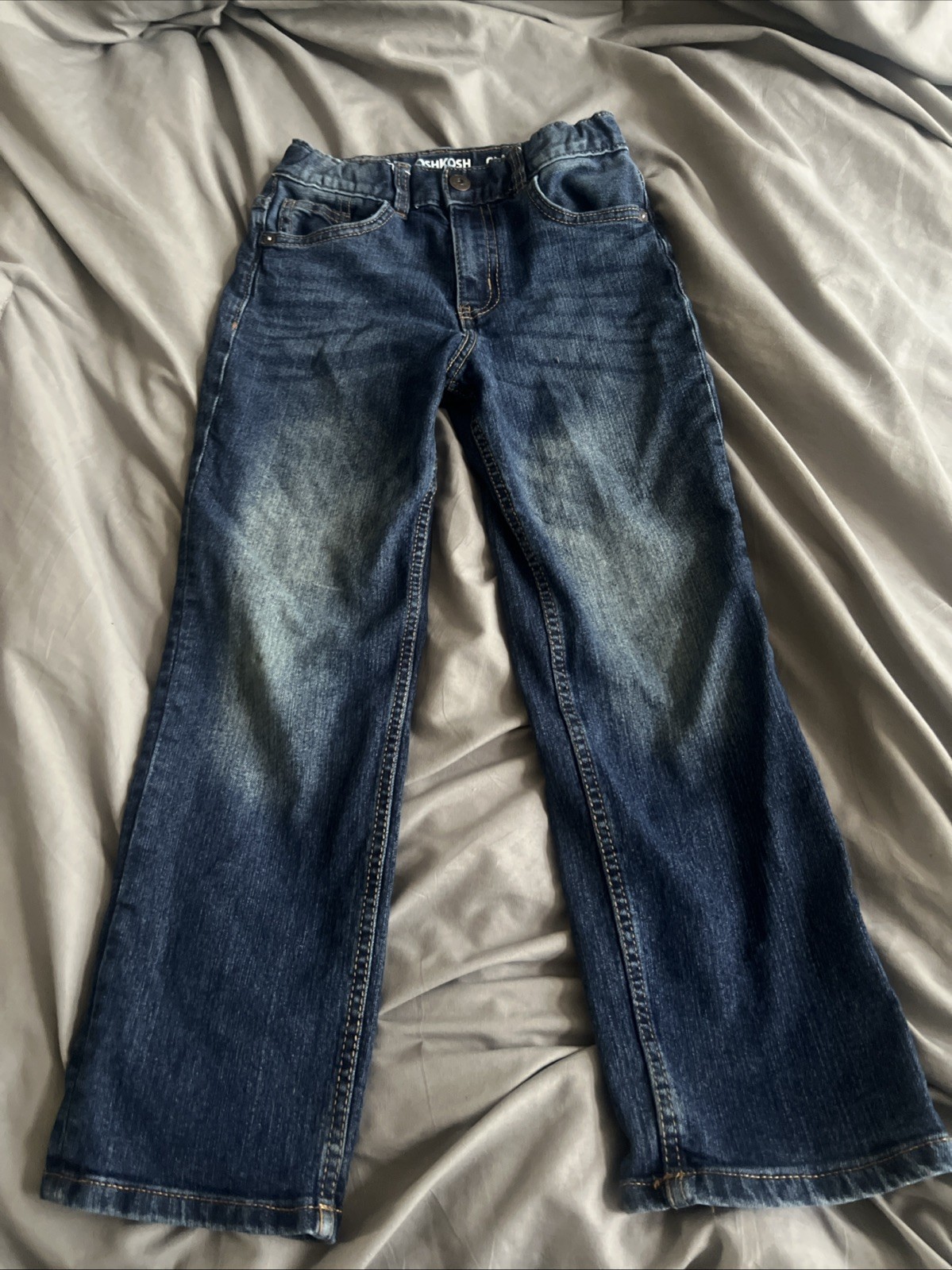 Oshkosh B’Gosh Boys Jeans Size 7 Reg Classic Adjustable Waist
