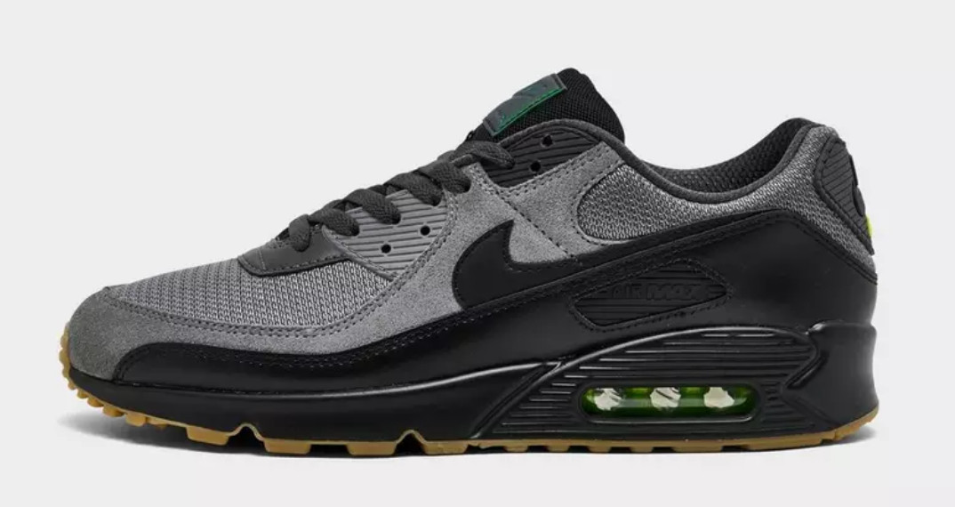 NEW Men’s Nike Air Max 90 Athletic Shoe Smoke Grey/Black/Anthracite IQ0580-084