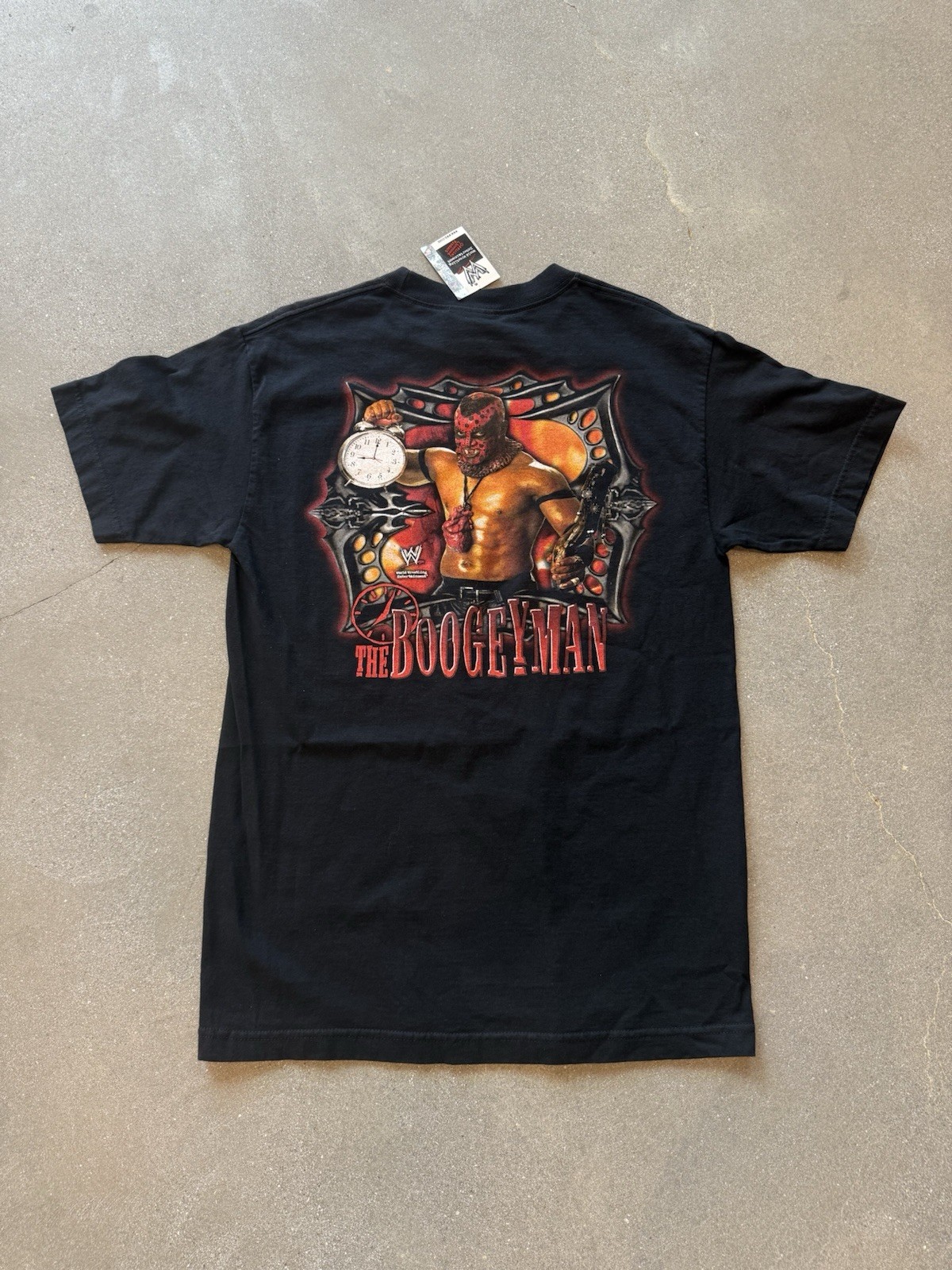 Vintage 2002 WWE The Boogeyman T Shirt Size M Black Wrestling New With Tags