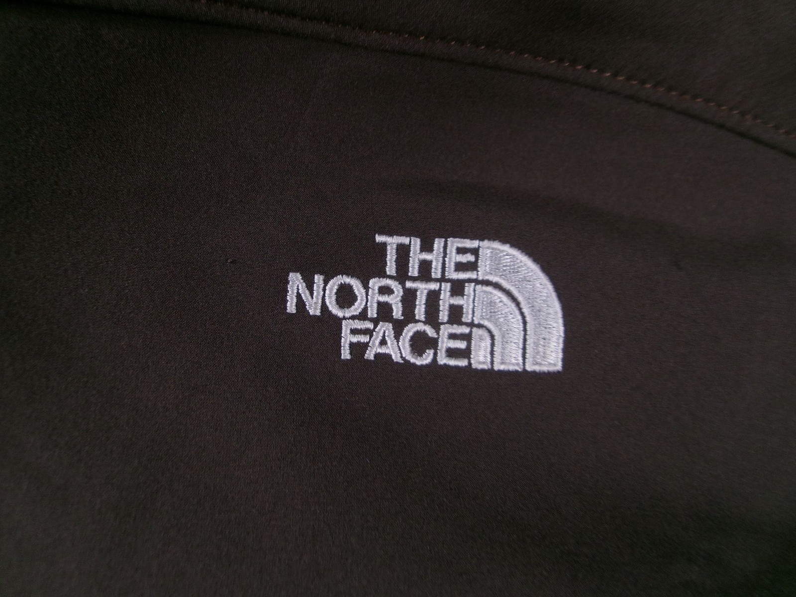 The North Face Softshell Jacket Men Extra Large Brown TNF Apex Zippered Pockets