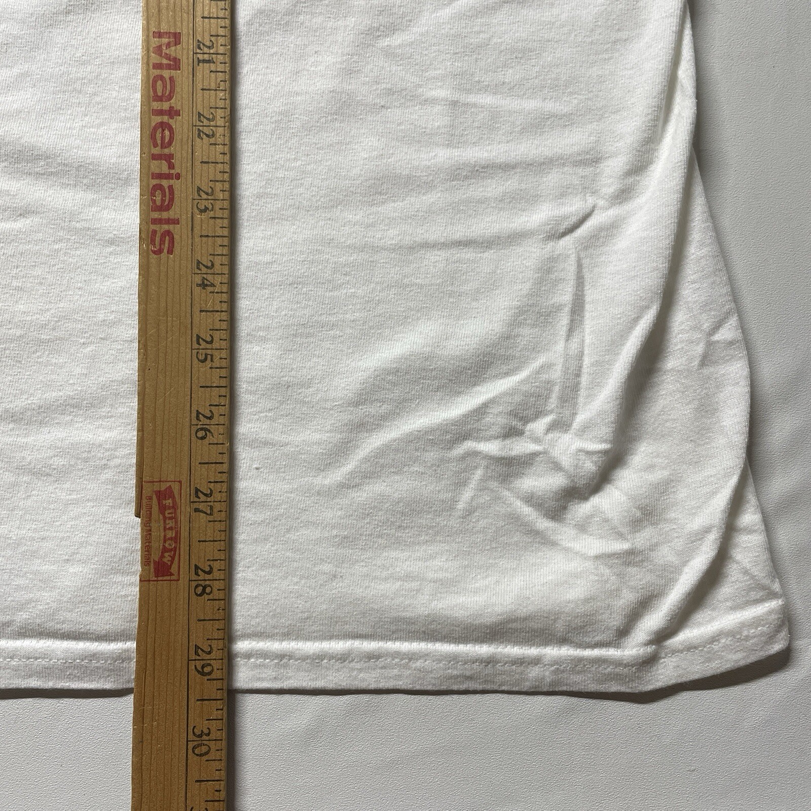 Vintage Support Our Troops T-Shirt Men’s XL White USA Military American Flag Art