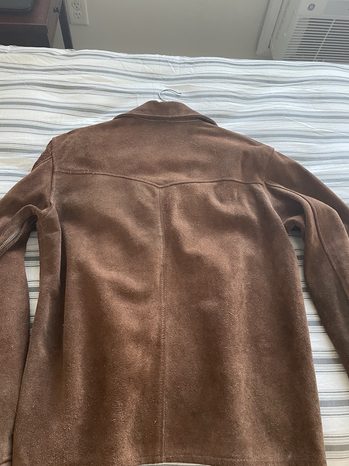 Vintage Heavy Leather Roughout Pullover/ jacket 60’s Biker Easy Rider