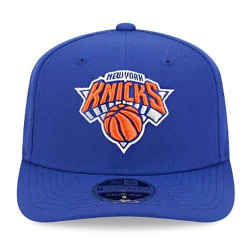 New Era New York Knicks 970 Blue Snapback Hat NBA Official Stretch Snap Cap