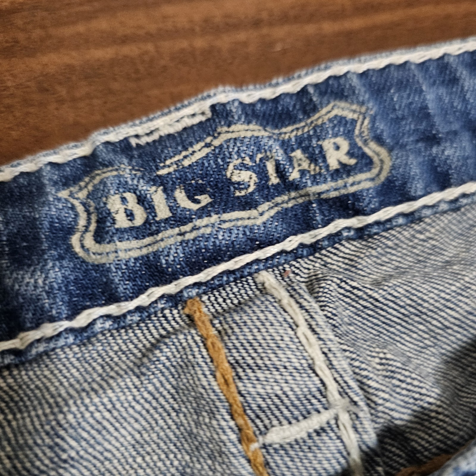 Big Star Casey Jeans Womens Light Blue Sweet Bootcut Distressed Denim 8/10