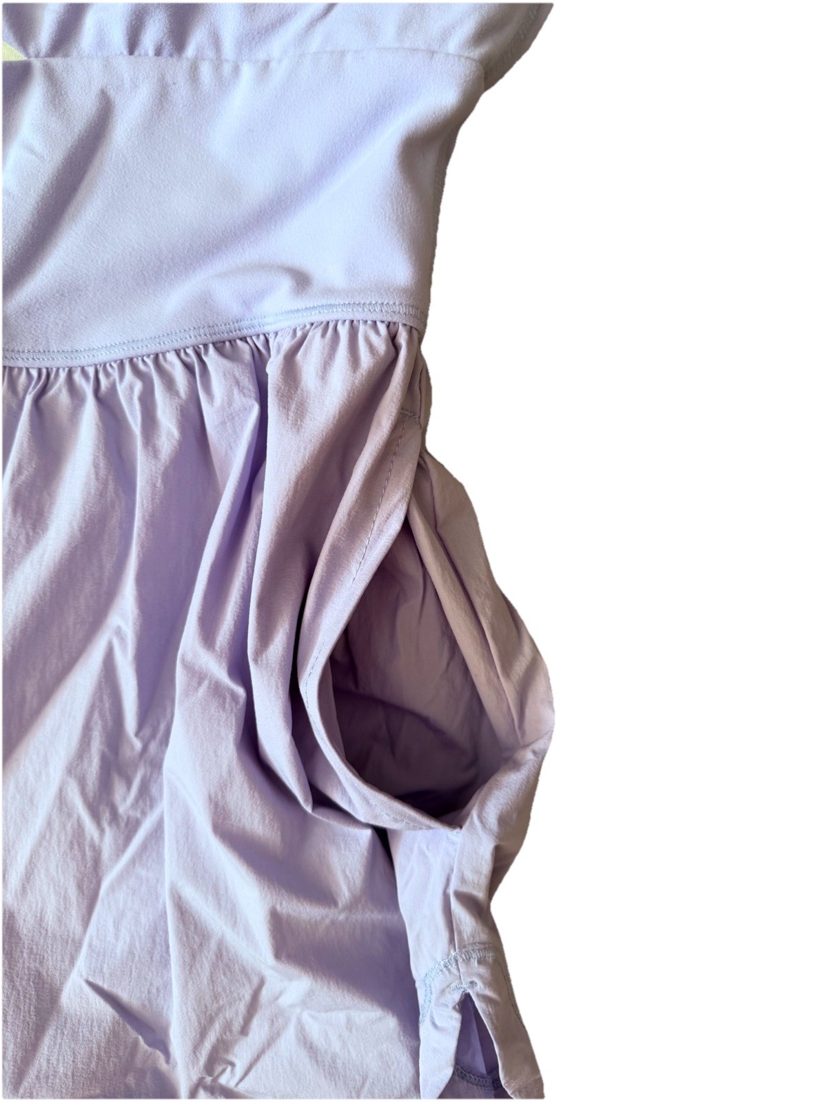 Glowmode Women’s Lavender Bodycon Crisscross Back Athletic Romper Size Large