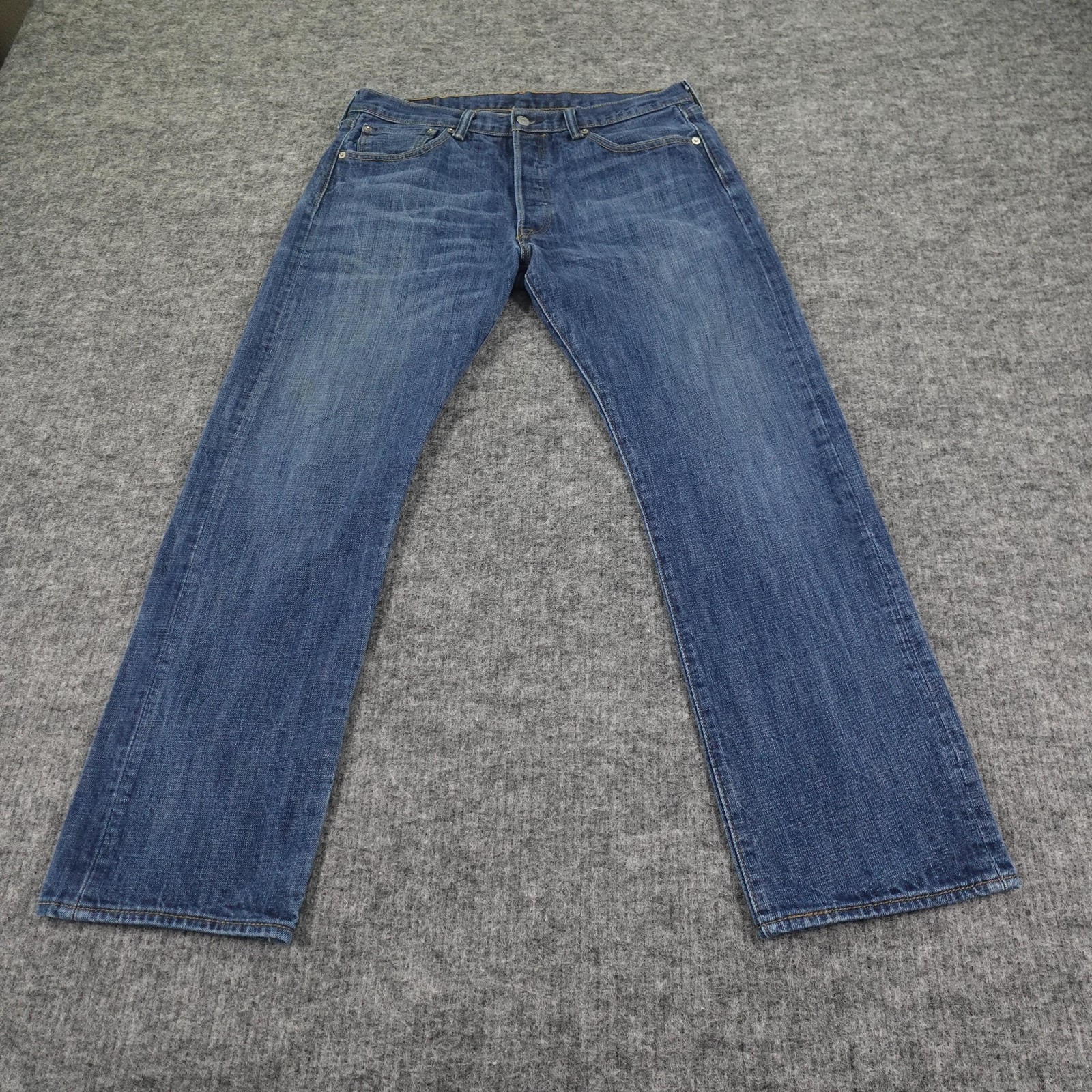 Levis 501XX Jeans Mens 34×30 Straight Leg Button Fly Classic Denim (32×27.5)