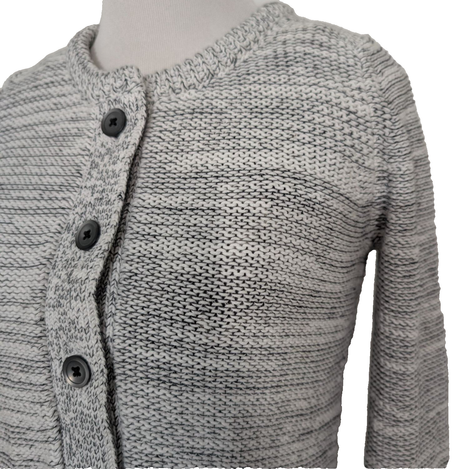 Field & Flower Bird Print Marled Cardigan Womens Size Small Whimsical Layered