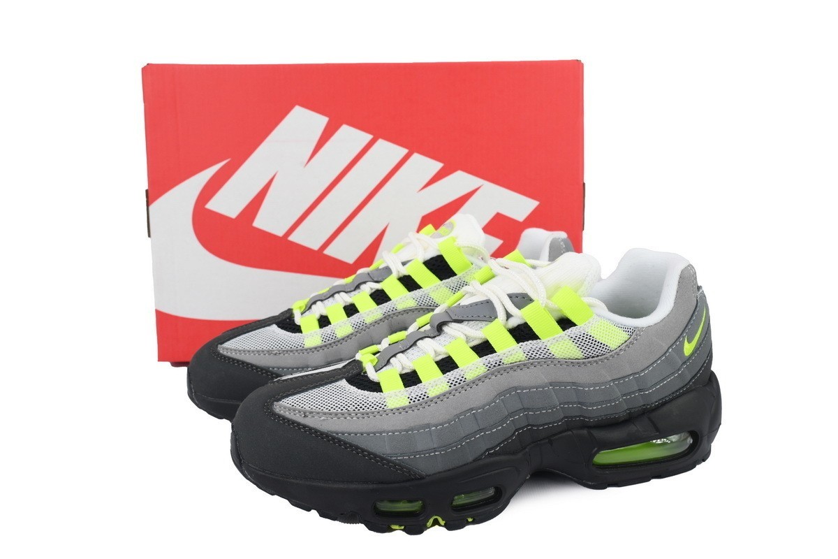 Nike Air Max 95 OG ‘Neon’ Green/Gray Men’s Sneakers