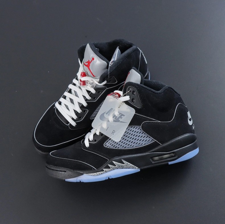 Jordan 5 “BLACK METALLIC REIMAGINED” High Top Baketball Shoes US 7-12