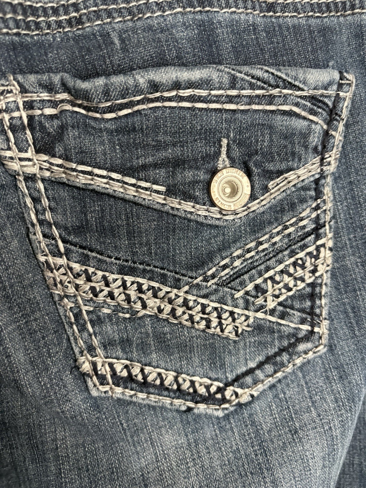 BKE Jeans Aiden Bootcut Dark Wash Mens Size 29S Measures 29×29 Flap Pocket