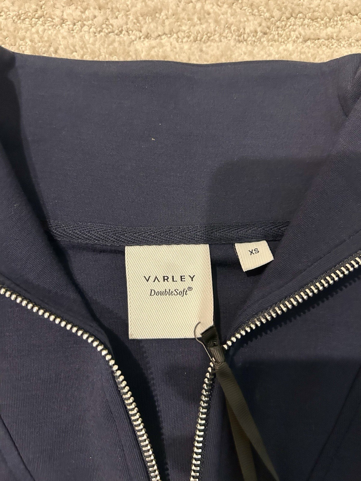 VARLEY Woman’s dark navy Hawley half zip Sweater/pullover, SZ XS, BNWT**