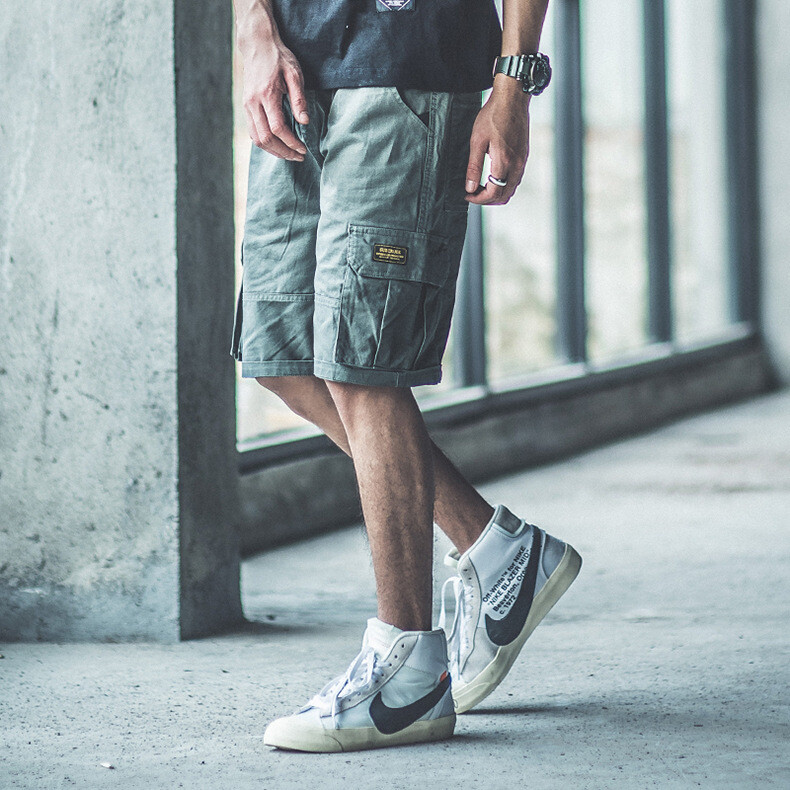 Men’s Cargo Shorts Casual Pants Multi Pockets Combat Summer Outdoor Trousers