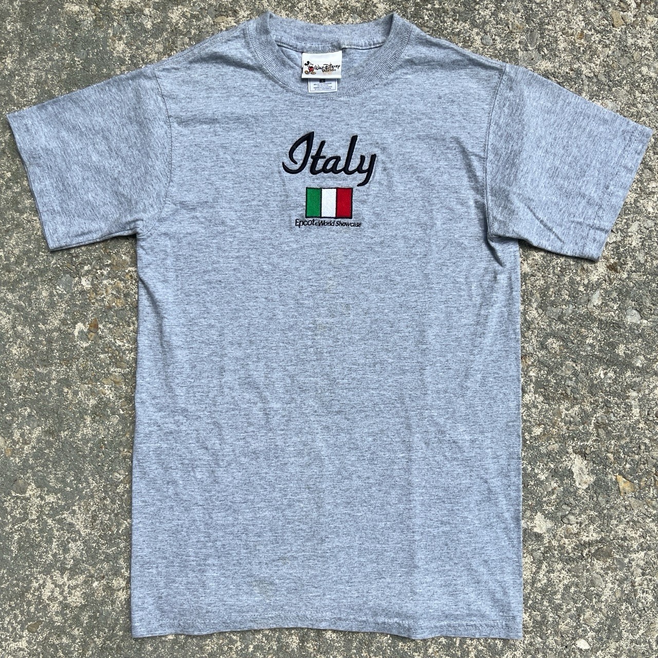Vintage Walt Disney World Epcot Center T-Shirt ￼Italy Men Size S Showcase