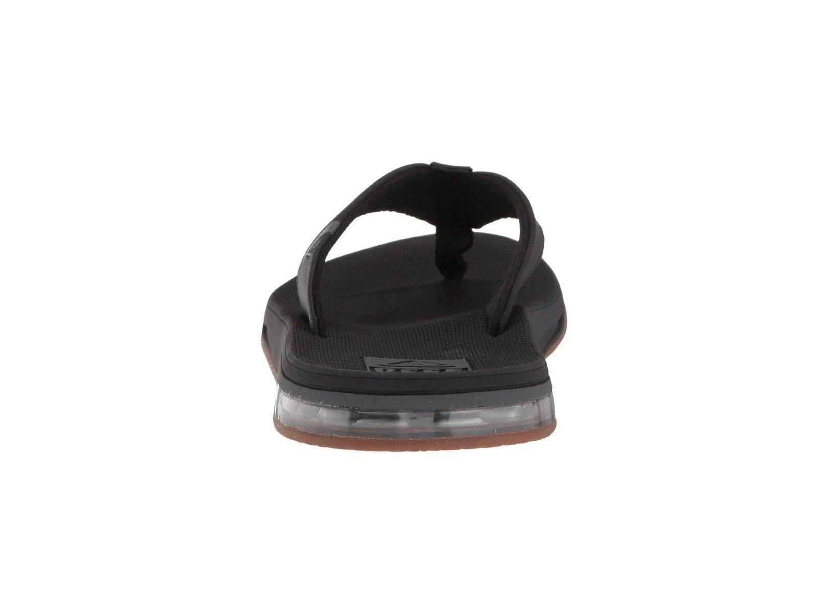 New Reef Men FANNING LOW RF0A3KIH Black Bottle Opener Flip Flop Sandal Original
