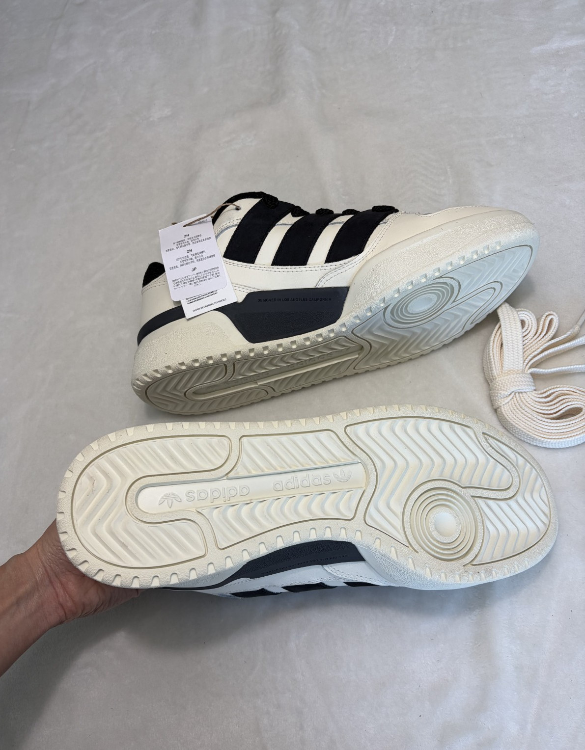 Adidas Forum2000 Off White Black Jq5241 Unisex – Mens Size 10.5/Womens Size 11.5