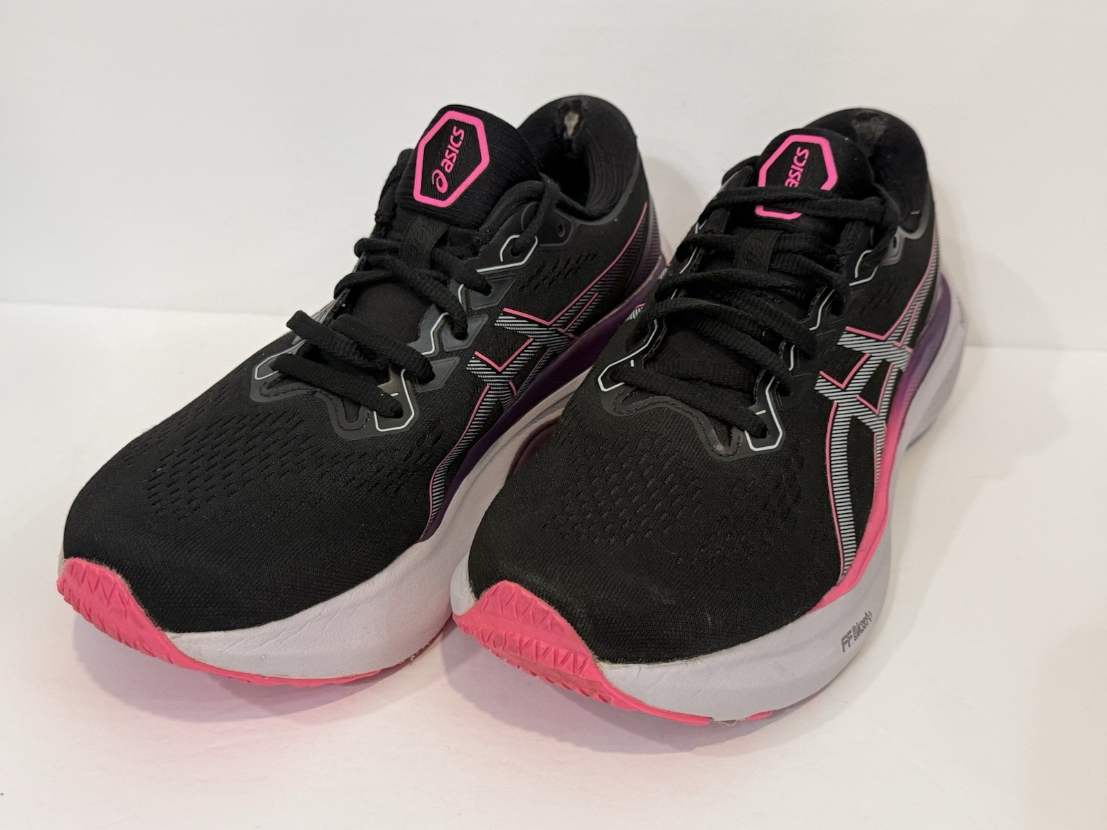 ASICS Women’s Gel-Kayano 30 1012B357 Black Pink Running Shoes Size 8.5
