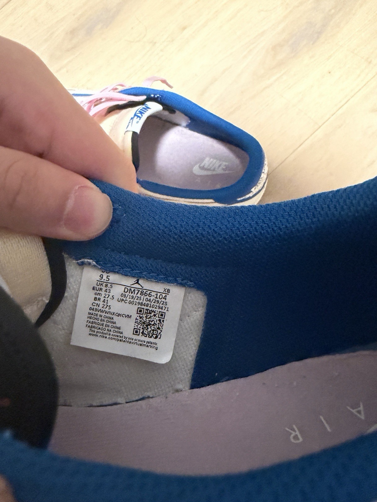 Size 9.5 – Fragment Design x Travis Scott Read Description