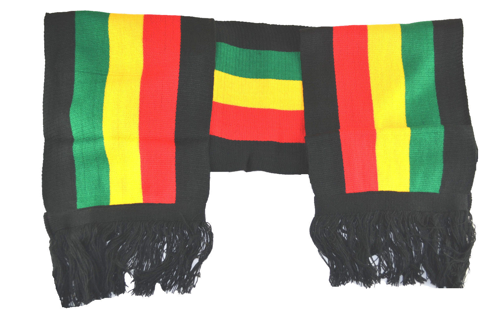 Rasta Scarf Black Red Yellow Green 8″*80″