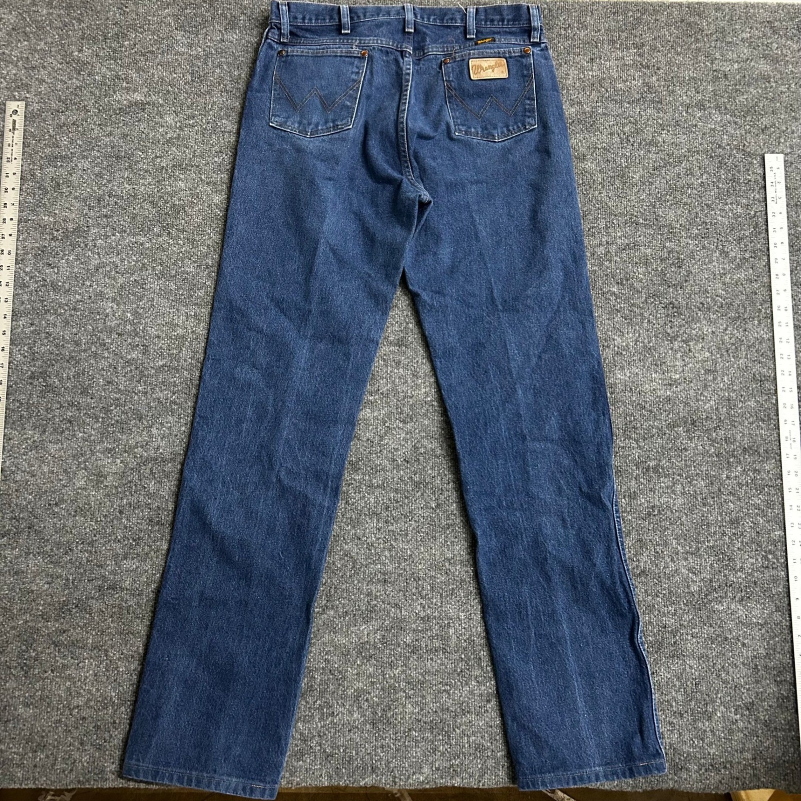 Wrangler Jeans Mens Size 36×40 Blue Cowboy Cut 13MWZ Original Fit Straight Leg