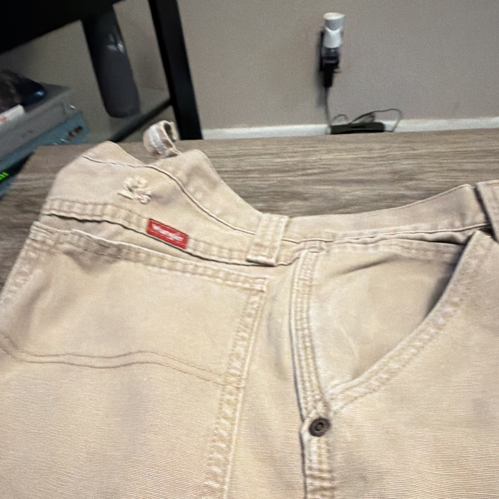 Wrangler carpenter workwear pants baggy western Durable Size 38×32