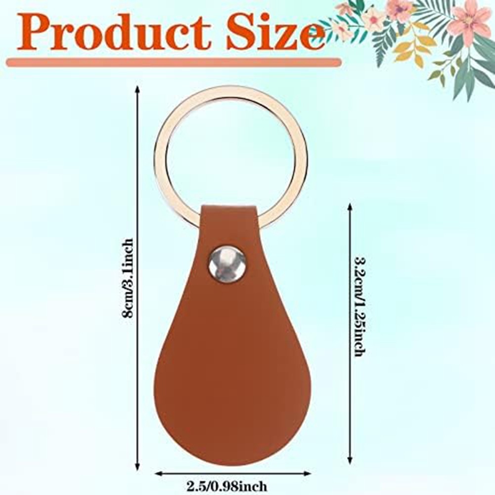 50Pcs DIY Leather with Rivets in White Po9603