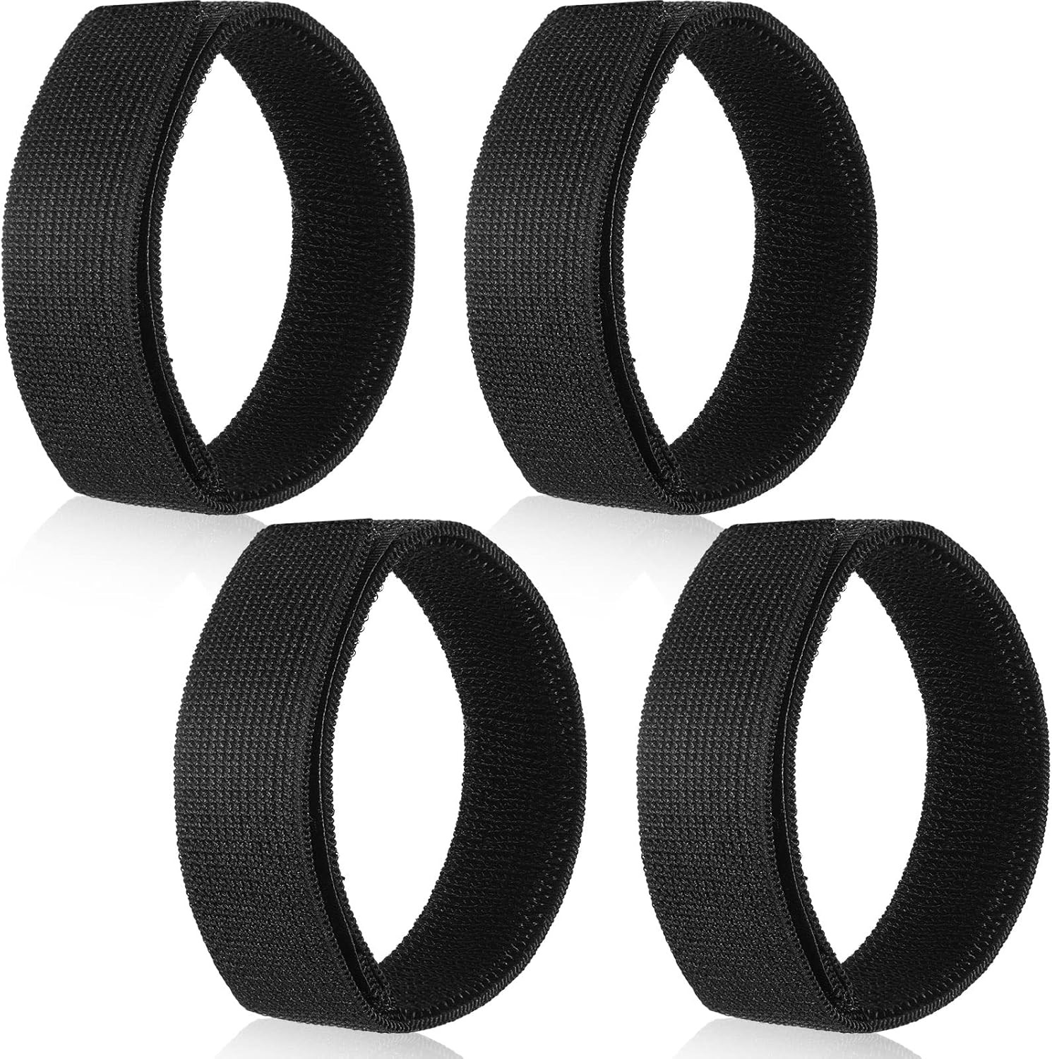 Black Boot Blousers – 2 Pairs Elastic Straps for Hunting, Hiking, Cycling