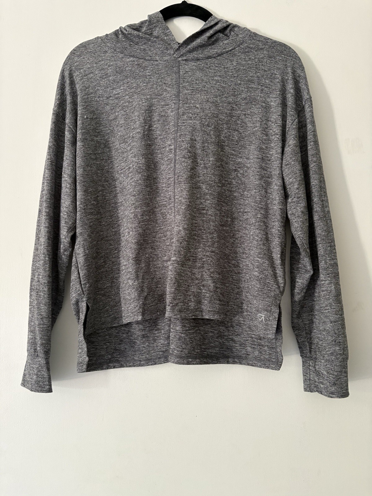 Gap Fit Women’s Long Sleeve Hooded Grey Pullover Size Small